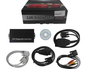 Portable Car Diagnostic Tool MB Carsoft 7.4 Multiplexer  MCU Controlled Interface