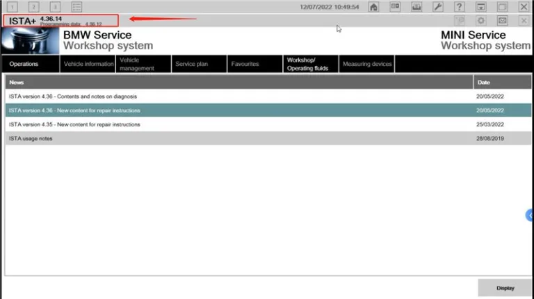 BMW ISTA 4.36.14 Software Download and System Registration