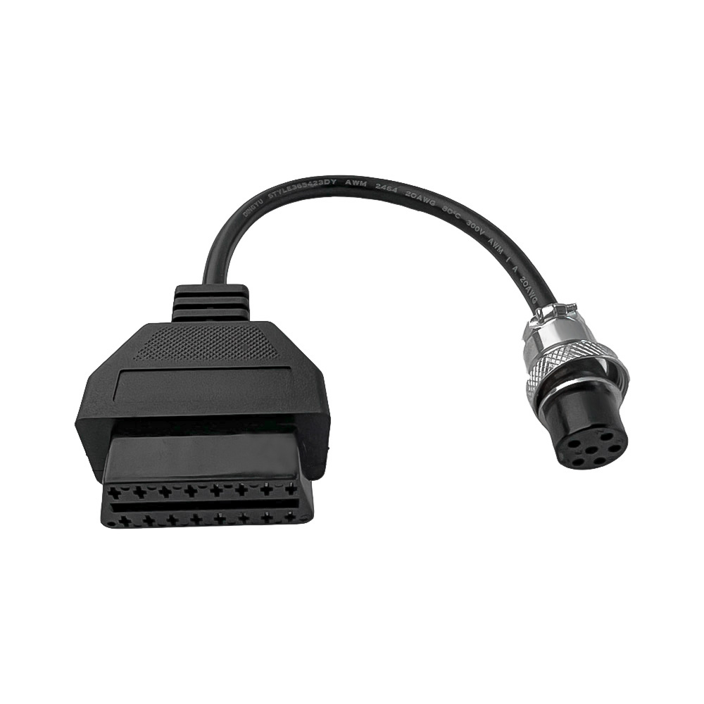 Adapter cable for PGO Motorbike 6pin-OBDII 16pin F Diagnostic Connection Cable for PGO motorcycle