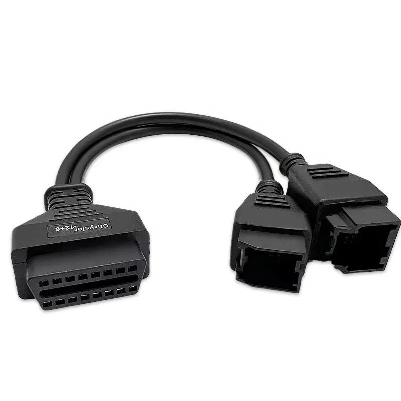 Chrysler 12+8 Adapter Cable for Autel MaxiSys Elite MS908 MS908P MS908S Pro IM608 and other Brands S